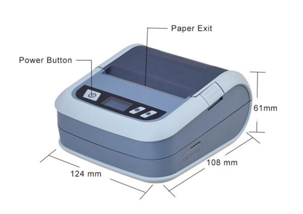 XPRINTER POS – 2IN ONE 80mm Mobile Rugged Receipt Label Printer  XP- P323B